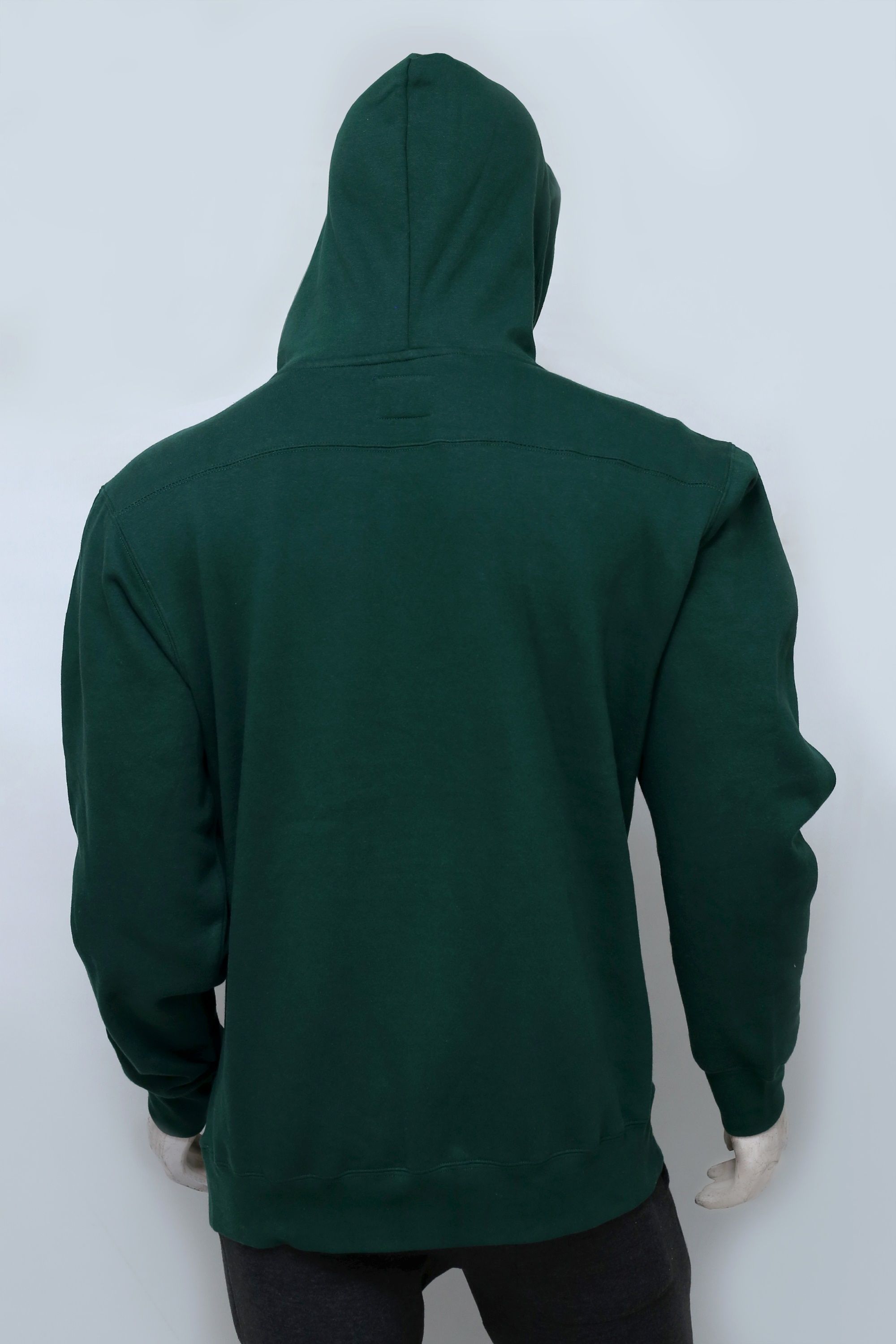 Printed Dark Green Hoodies