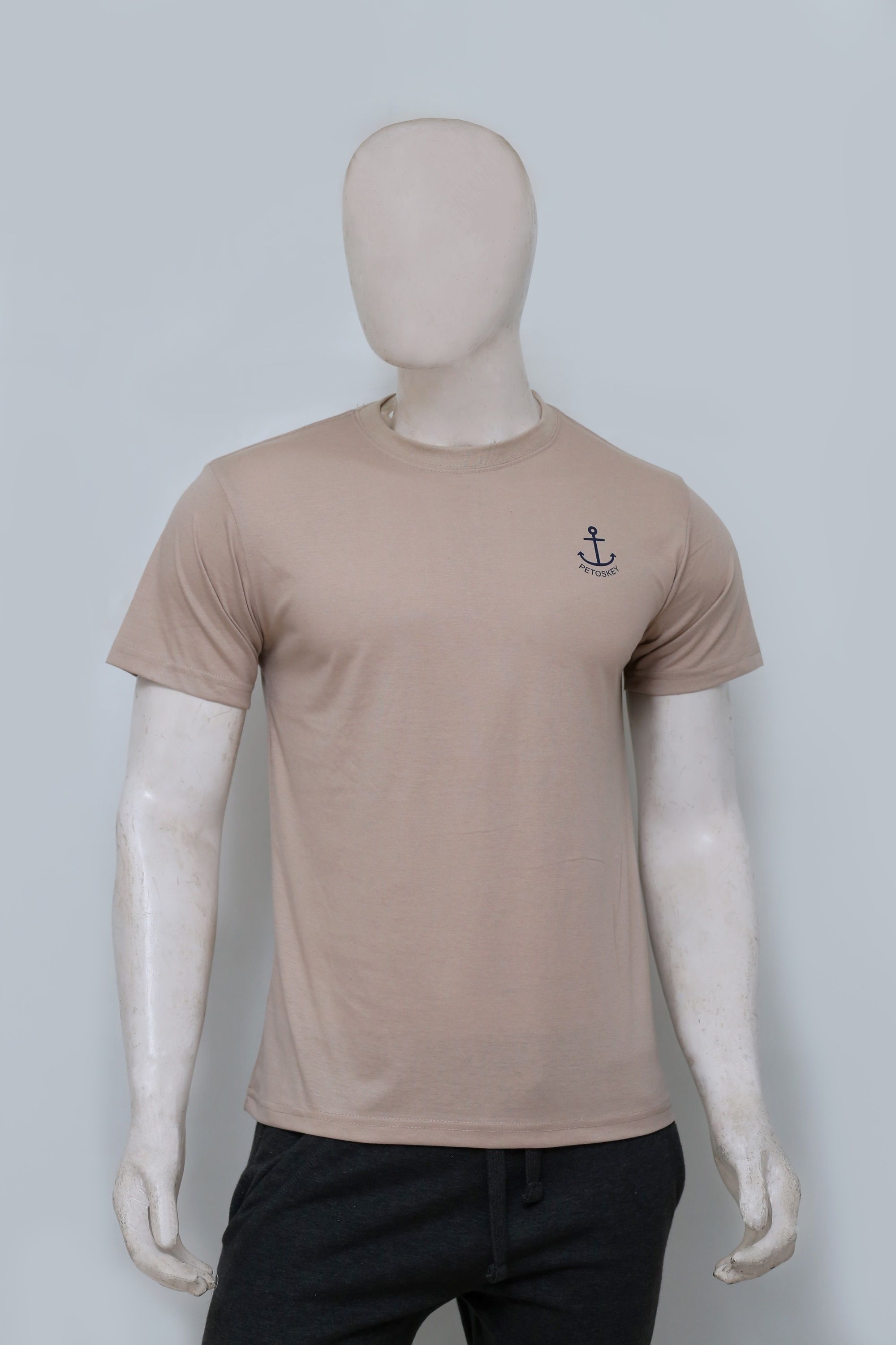 OEM/ODM Custom Logo Round Neck Tee