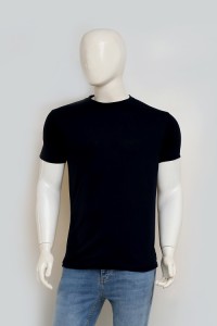 Customizable Plain Solid Color Round Neck T-Shirt for Private Label Brands