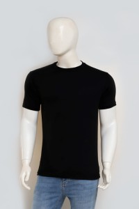Customizable Plain Solid Color Round Neck T-Shirt for Private Label Brands