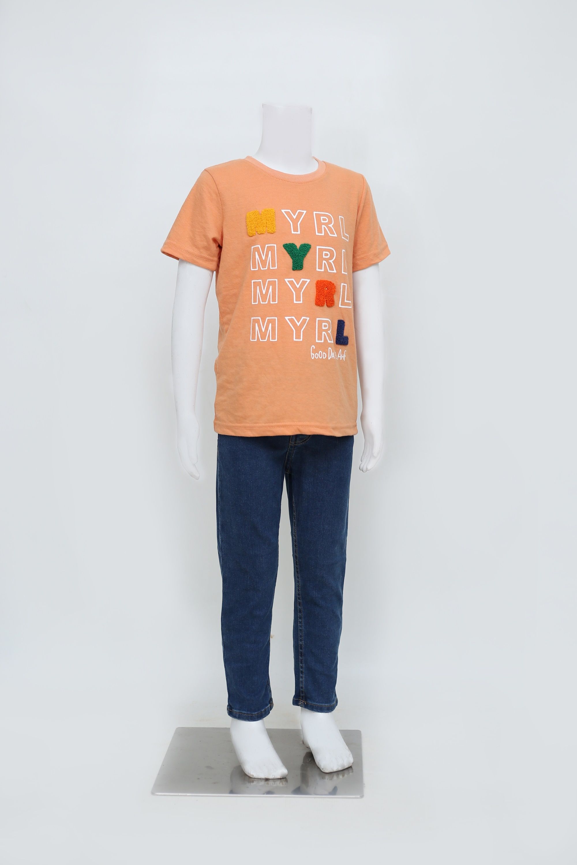 Classic Short Sleeve Printed Shirts for Boys & Girls