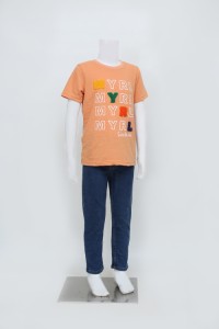 Classic Short Sleeve Printed Shirts for Boys & Girls