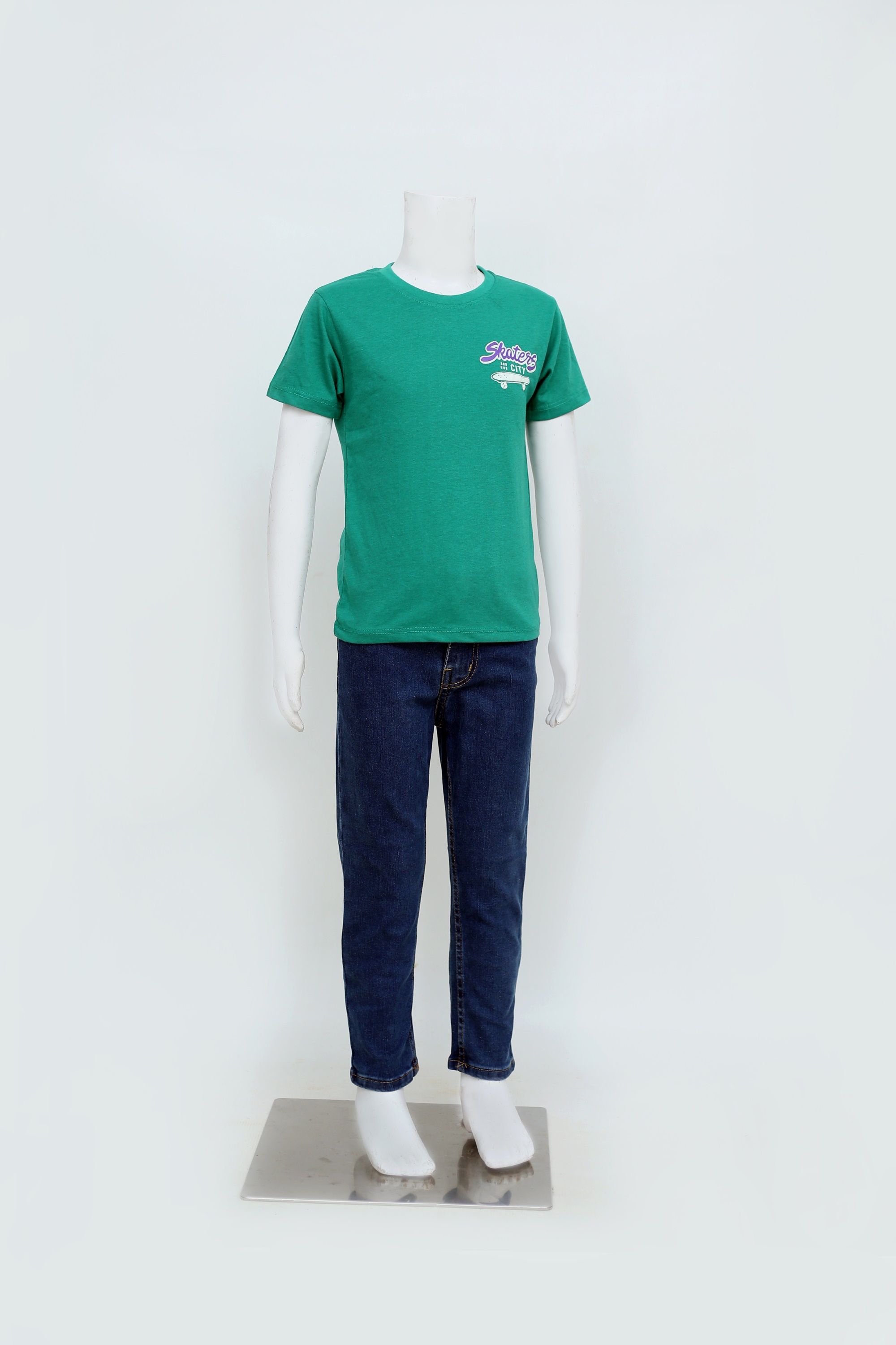 Classic Short Sleeve Printed Shirts for Boys & Girls