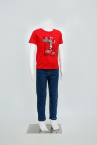 Classic Short Sleeve Printed Shirts for Boys & Girls